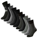 SCHIESSER Herren Socken, 10er Pack - "Bluebird", Baumwoll-Mix, uni/gemustert