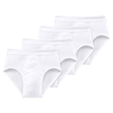 SCHIESSER Herren Slips 4er Pack -  Feinripp, Sportslip, Cotton Essentials