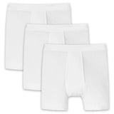 SCHIESSER Herren Boxershorts mit Eingriff , 3er Pack - "Essentials", Unterhose, Doppelripp, Baumwolle