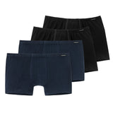 SCHIESSER Herren Shorts 4er Pack - Pants, Boxer, Essentials, Cotton Stretch