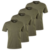 s.Oliver Herren T-Shirt, 4er Pack - Basic, Rundhals, Baumwolle, einfarbig