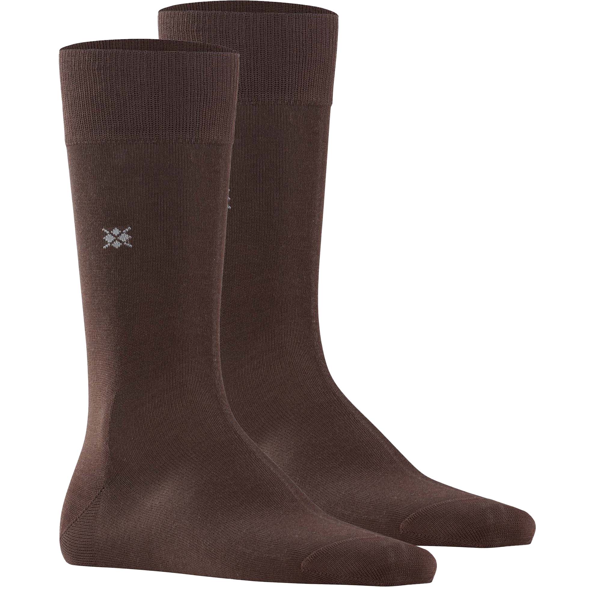 Burlington Herren Socken 2er Pack - DUBLIN, Kurzstrumpf, Logo, One Size, einfarbig