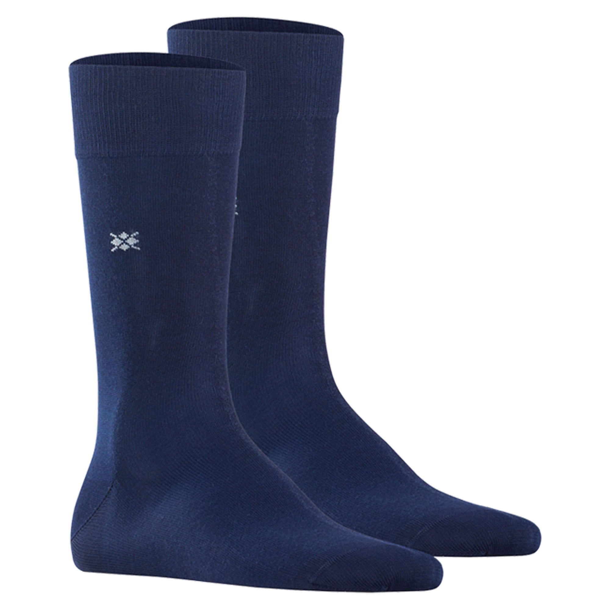 Burlington Herren Socken 2er Pack - DUBLIN, Kurzstrumpf, Logo, One Size, einfarbig