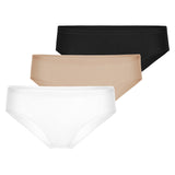 CALIDA Damen Slip 3er Pack - Natural Comfort, Regular Cut, einfarbig