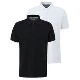 s.Oliver Herren Poloshirt, 2er Pack - Basic, Polokragen, Baumwolle, einfarbig