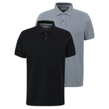 s.Oliver Herren Poloshirt, 2er Pack - Basic, Polokragen, Baumwolle, einfarbig