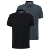 s.Oliver Herren Poloshirt, 2er Pack - Basic, Polokragen, Baumwolle, einfarbig