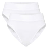 CALIDA Damen Slip, 2er Pack - Elastic, High Waist, Softbund, Single Jersey