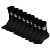 NFL Unisex Socken, 9er Pack - NFL Shield 9Pack Crew Socks, Logo, Baumwollmischung