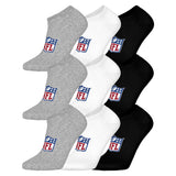 NFL Unisex Sneaker-Socken, 9er Pack - NFL Shield 9Pack Sneaker Socks, Logo, Baumwollmischung