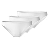 CALIDA Damen Slip 3er Pack - Essential Cotton, Low Cut, Jersey, einfarbig