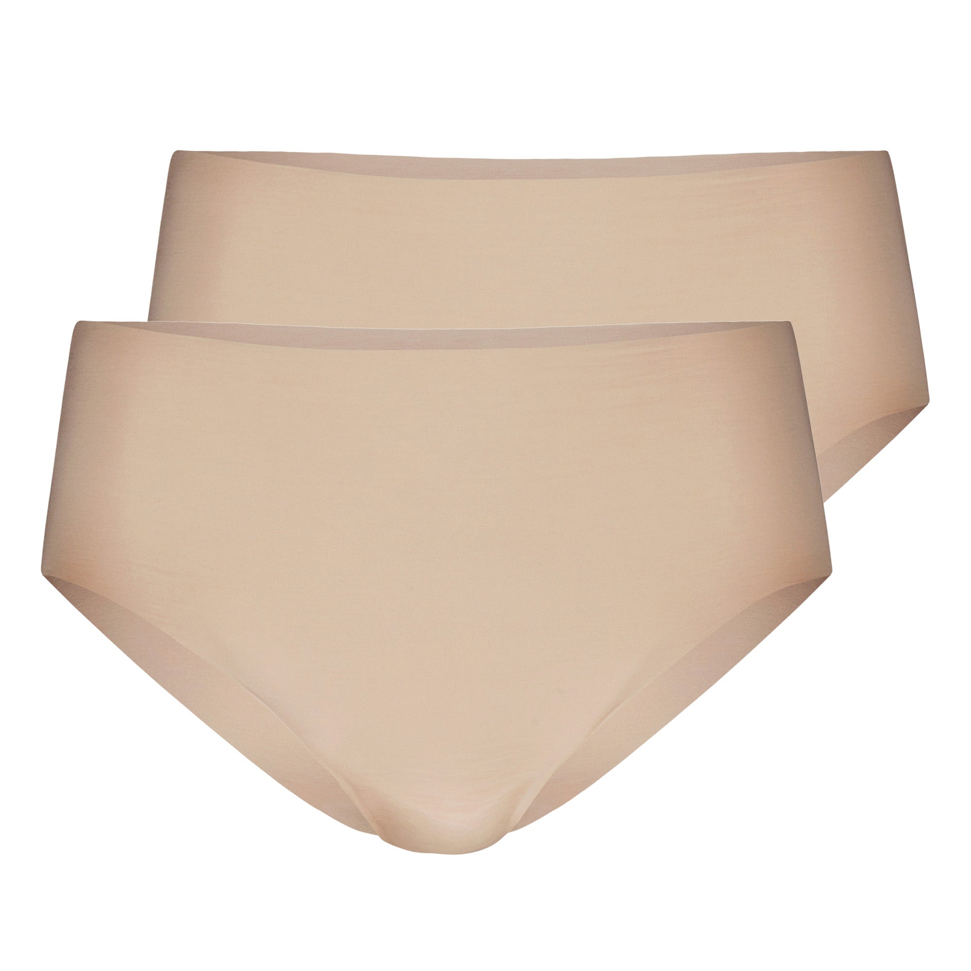 CALIDA Damen Midi-Slip 2er Pack - Natural Skin, Unterhose, einfarbig