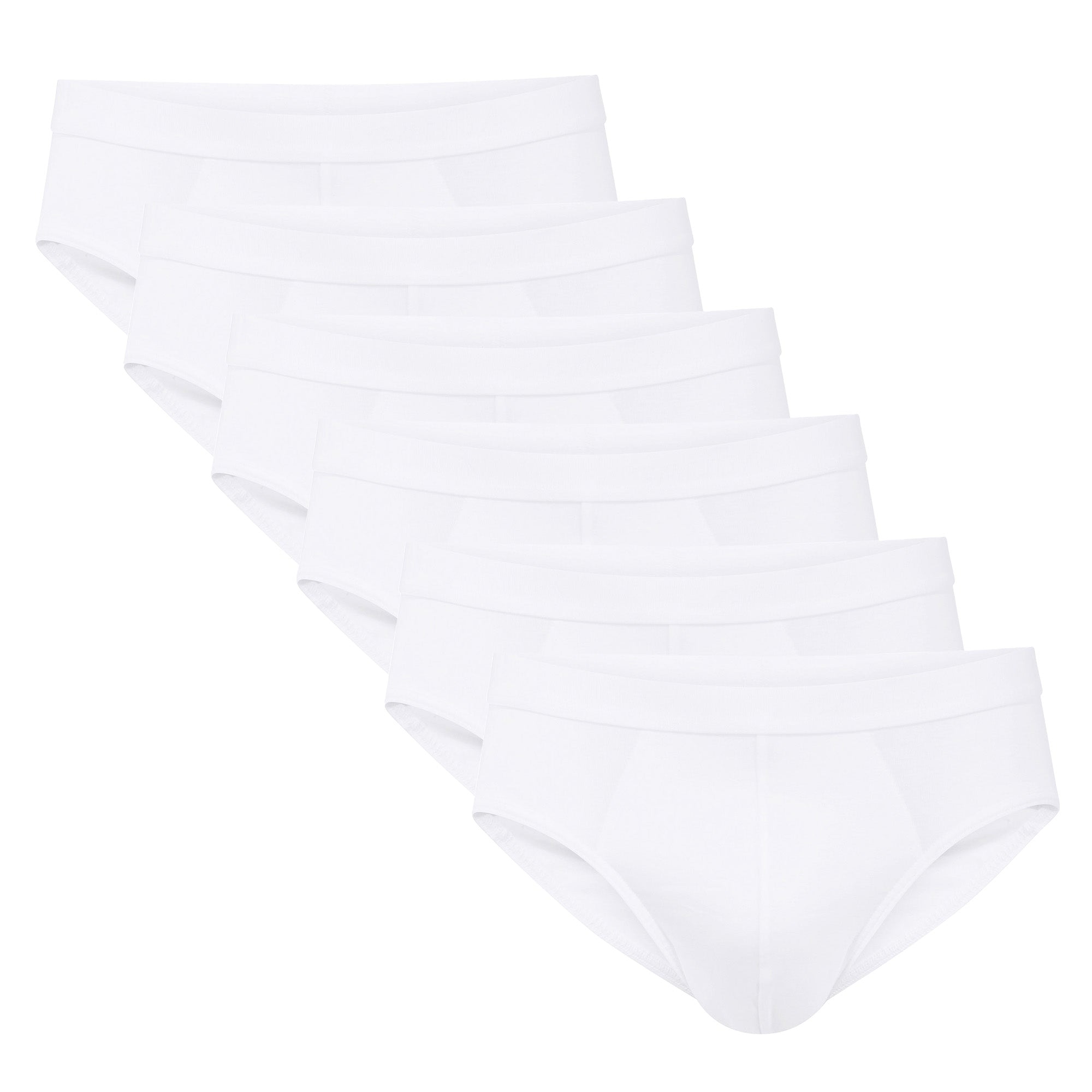CALIDA Herren Slip, 6er Pack - Natural Benefit, Elastikbund, Single Jersey