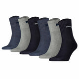 PUMA Unisex Sportsocken, 6 Paar - Short Crew Socks, Tennissocken, einfarbig