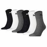 PUMA Unisex Sportsocken, 6 Paar - Short Crew Socks, Tennissocken, einfarbig