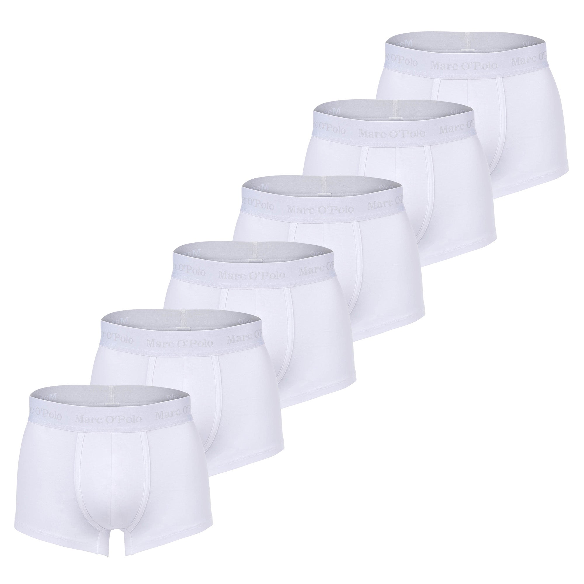 Marc O Polo Herren Boxer Shorts, 6er Pack - Trunks, Organic Cotton, Stretch