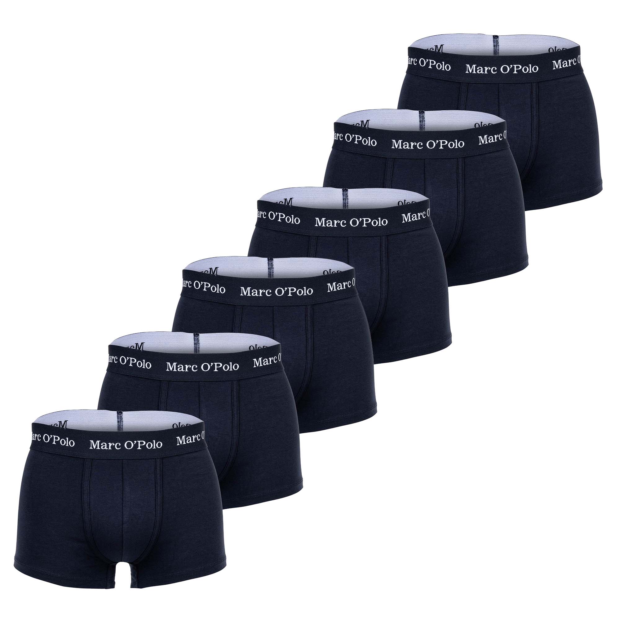 Marc O Polo Herren Boxer Shorts, 6er Pack - Trunks, Organic Cotton, Stretch