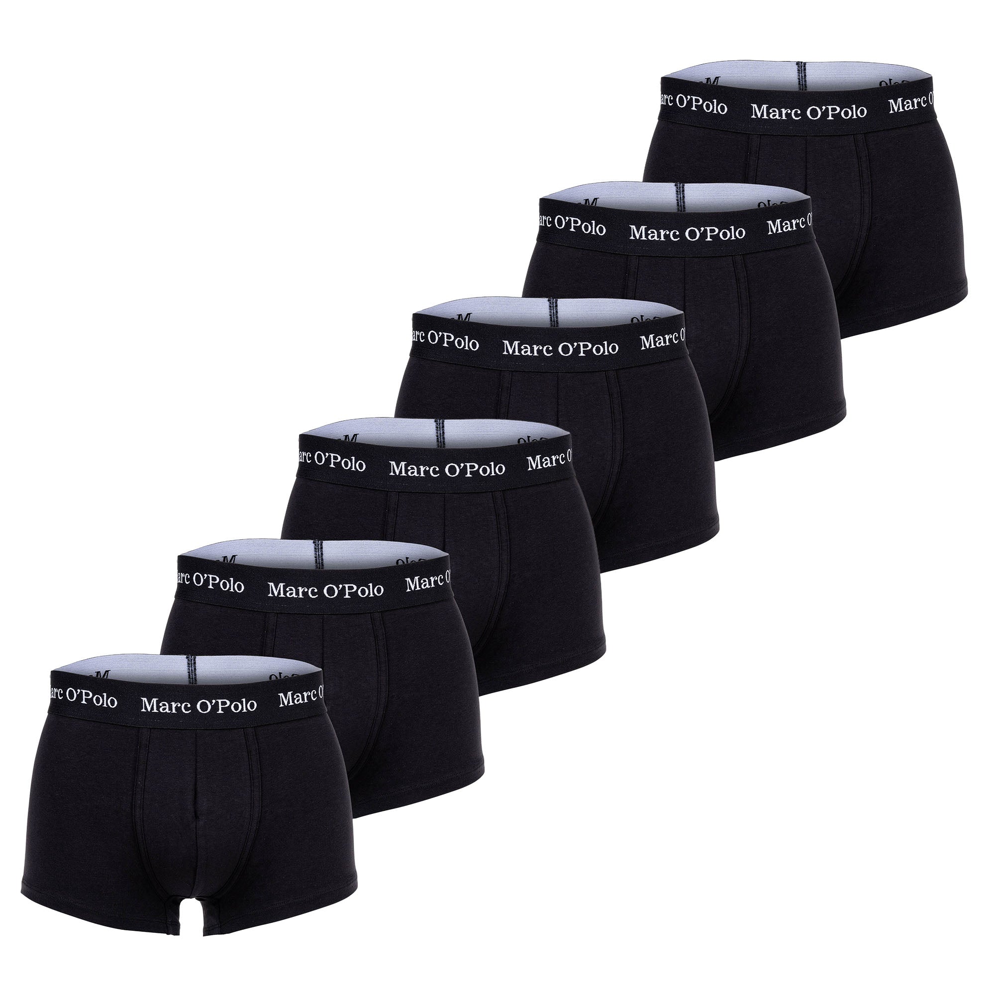 Marc O Polo Herren Boxer Shorts, 6er Pack - Trunks, Organic Cotton, Stretch