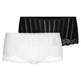 CALIDA Damen Panty 2er Pack - Etude Toujours, Low Cut, Jersey, einfarbig