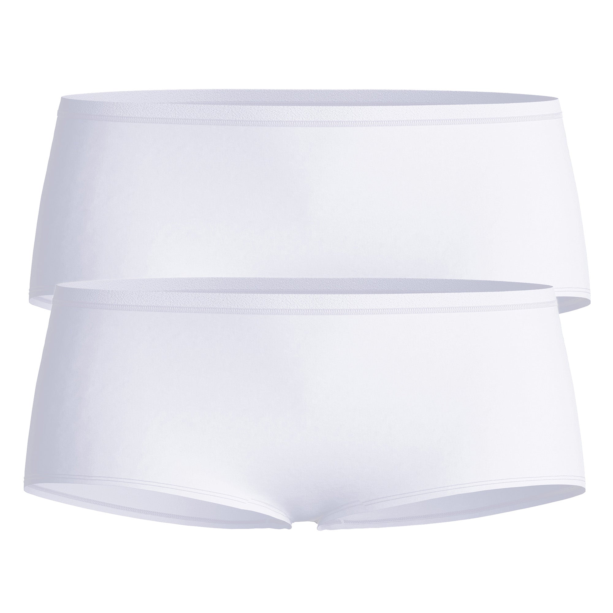 CALIDA Damen Hipster-Slip 2er Pack - Sleek Skin, Unterhose, einfarbig