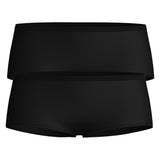 CALIDA Damen Hipster-Slip 2er Pack - Sleek Skin, Unterhose, einfarbig