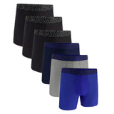 UNDER ARMOUR Herren Boxershorts, 6er Pack - Performance Tech Boxer Briefs Solid 6 in, Stretch, einfarbig