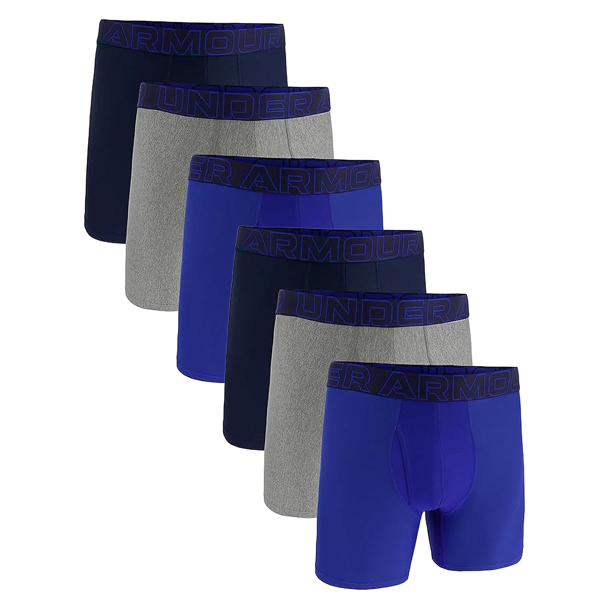 UNDER ARMOUR Herren Boxershorts, 6er Pack - Performance Tech Boxer Briefs Solid 6 in, Stretch, einfarbig