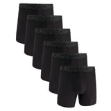 UNDER ARMOUR Men's Boxer Shorts, 6-Pack – Performance Tech Mesh Boxer Briefs Solid 6 in, Stretch, solid color