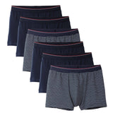 CALIDA Herren Boxershorts, 6er Pack - Natural Benefit, Elastikbund, Single Jersey