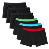 CALIDA Herren Boxershorts, 6er Pack - Natural Benefit, Elastikbund, Single Jersey
