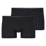 CALIDA men boxer shorts pack of 2 - Pure & Style, elasticated waistband, single-coloured