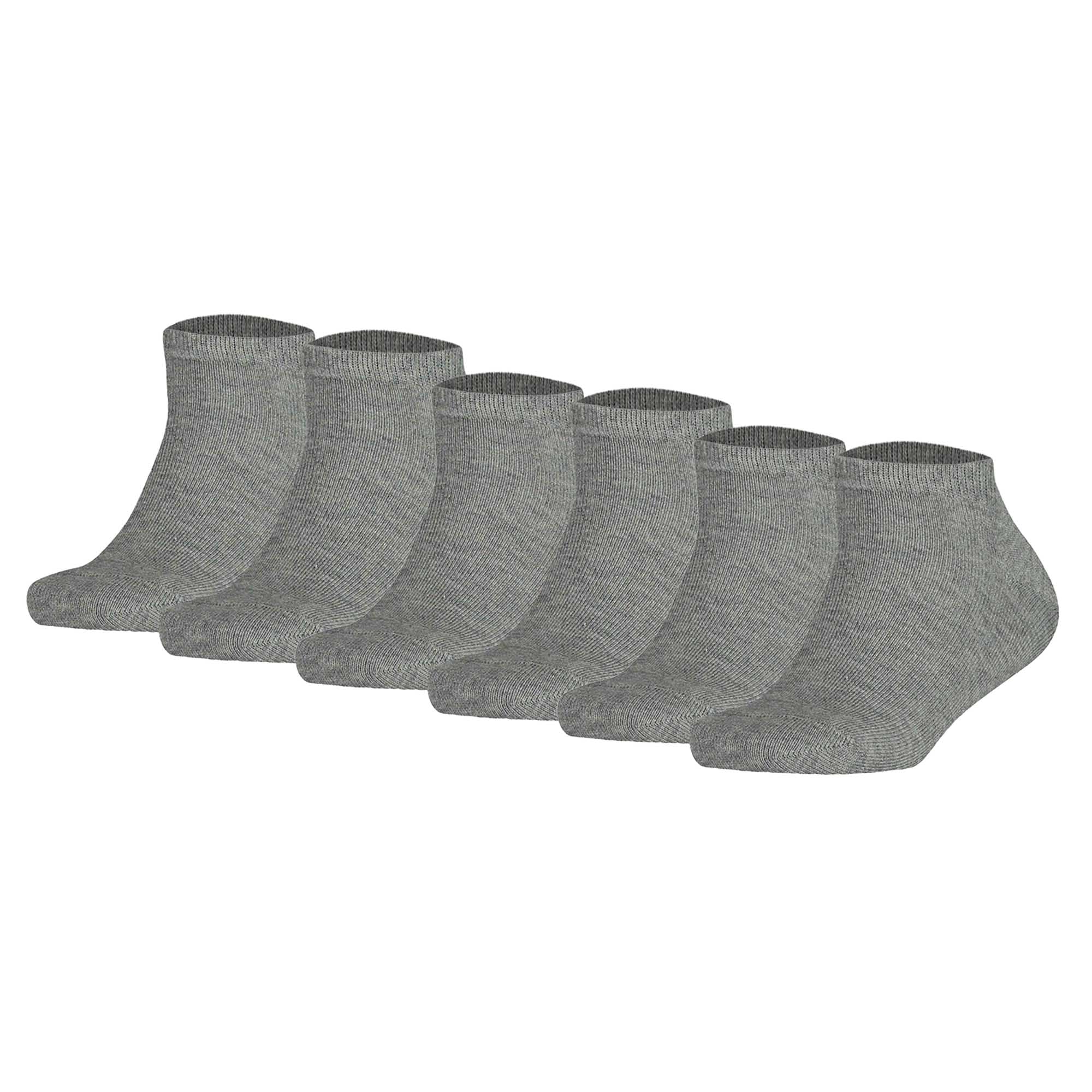 TOMMY HILFIGER Kinder Sneaker Socken, 6er Pack - Teen, TH, Baumwolle, Uni, 23-42