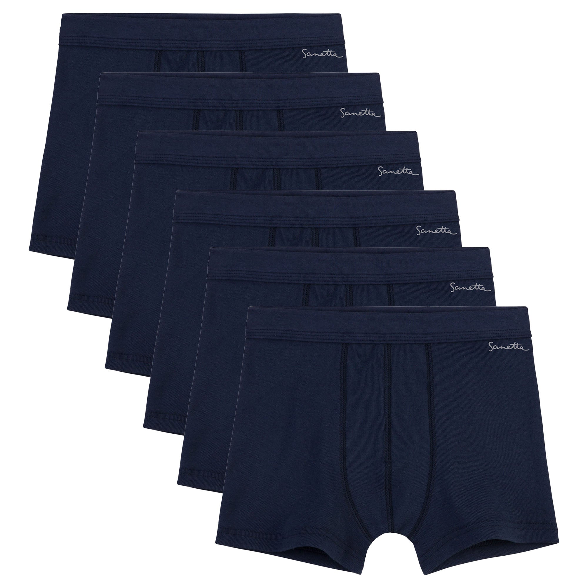 Sanetta Boys Short Pack of 6 - Pant, Underpants, Organic Cotton