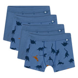 Sanetta Jungen Shorts, 4er Pack - Kids, Unterhosen, Baumwoll-Stretch, Dino