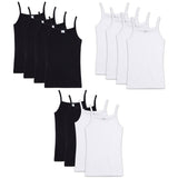 Sanetta Mädchen Unterhemd, 4er Pack - Shirt ohne Arme, Top