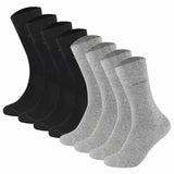 Camano Unisex Socken - Soft Socks, einfarbig, 8er Pack