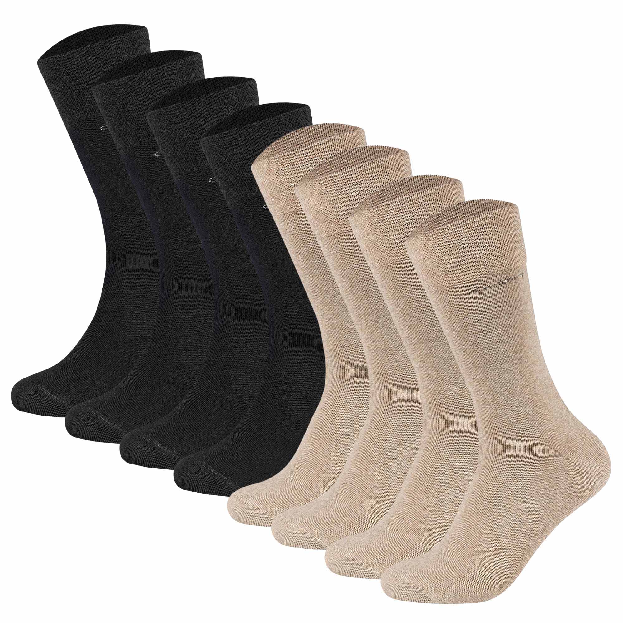 Camano unisex socks - Soft Socks, single-coloured, pack of 8