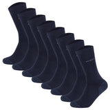 Camano Unisex Socken - Walk Socks, einfarbig, 8er Pack