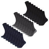 Camano Unisex Socken - Walk Socks, einfarbig, 8er Pack