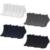 TOMMY HILFIGER Women's Quarter Socks, 6-pack - TH, cotton, 35-42, plain
