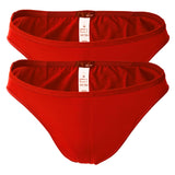 HOM Herren Micro Briefs Plumes 2er Pack - Ultralight Microfiber, Slip, Unterwäsche, Stretch, einfarbig
