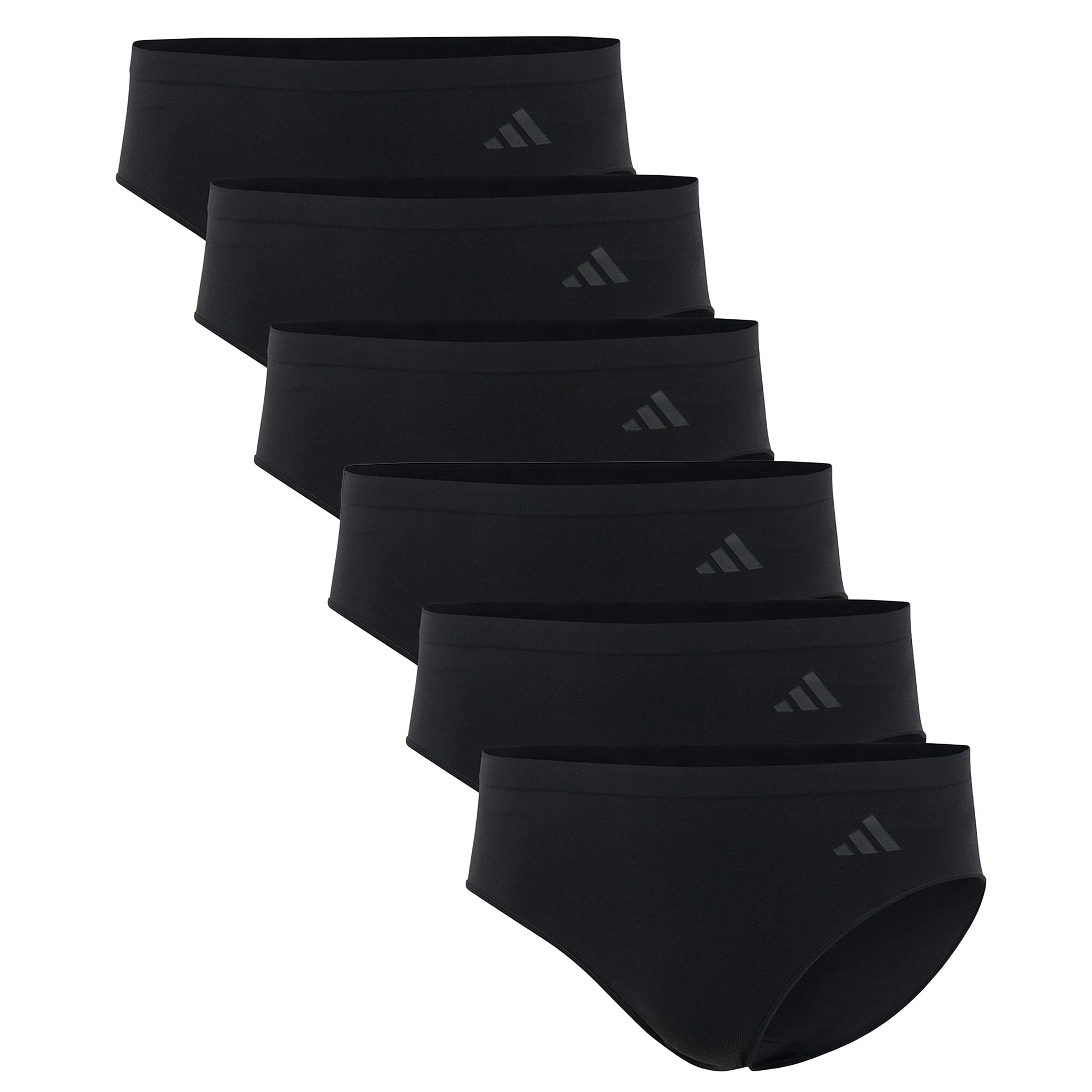 adidas women briefs, 6-pack - Sport Active Seamless, hipster, underwear, logo, solid colour