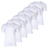 adidas Herren T-Shirt, 6er Pack - Active Flex Cotton, V-Ausschnitt, uni