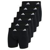 adidas Herren Boxershorts, 6er Pack - Boxer Briefs, Active Flex Cotton, Logo