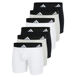 adidas Herren Boxershorts, 6er Pack - Boxer Briefs, Active Flex Cotton, Logo
