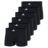 adidas Herren Boxershorts, 6er Pack - Active Micro Tech, Trunks,  Logo, einfarbig