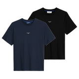 Marc O'Polo Denim Herren T-Shirt, 2er Pack - Relaxed Fit, Baumwolle, Logo, einfarbig