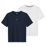 Marc O'Polo Denim Herren T-Shirt, 2er Pack - Relaxed Fit, Baumwolle, Logo, einfarbig
