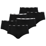 PUMA Damen Iconic Mini Shorts, 6er Pack - Soft Cotton Stretch