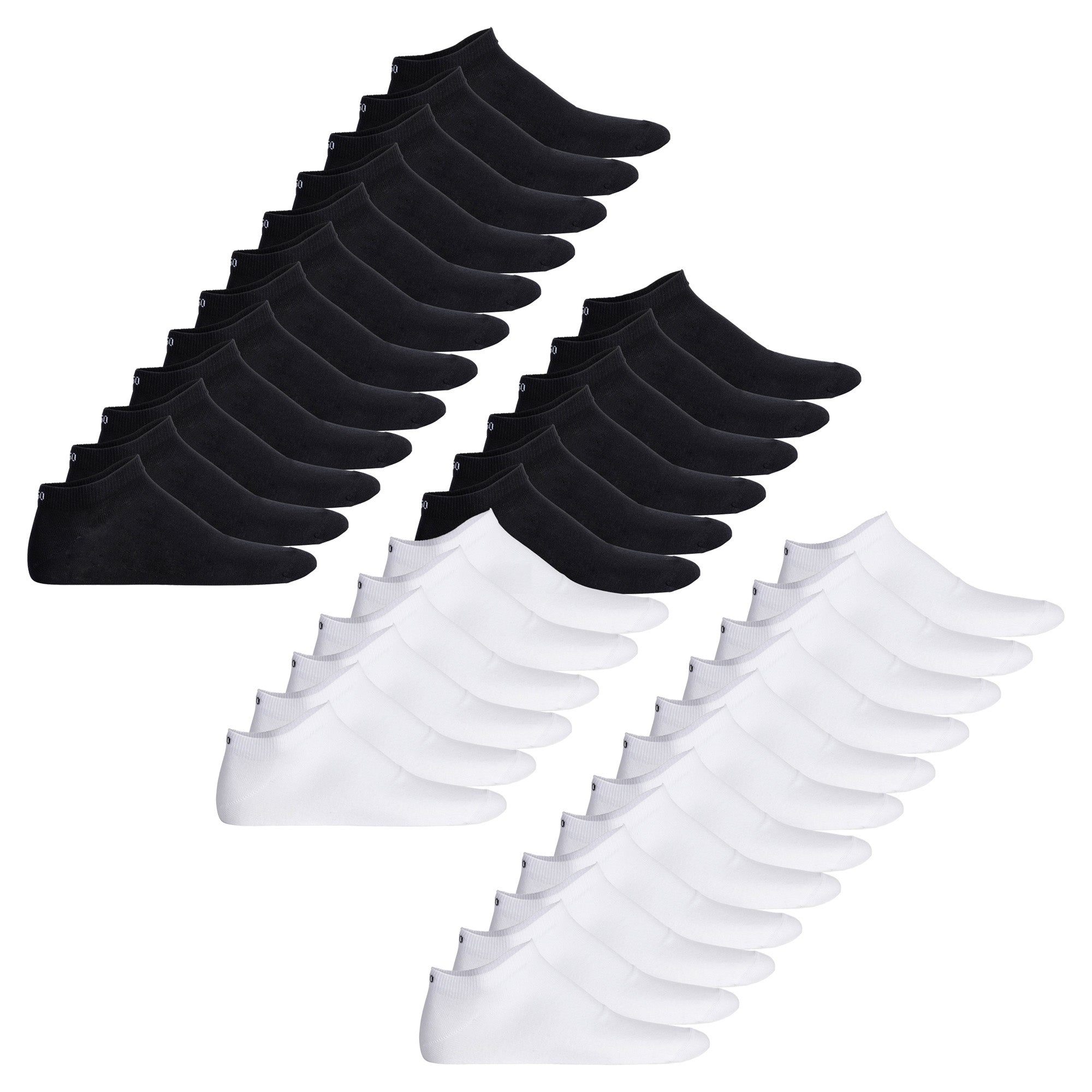 HUGO Herren Sneakersocken, 12er Pack - Uni, Baumwollmischung, Logo